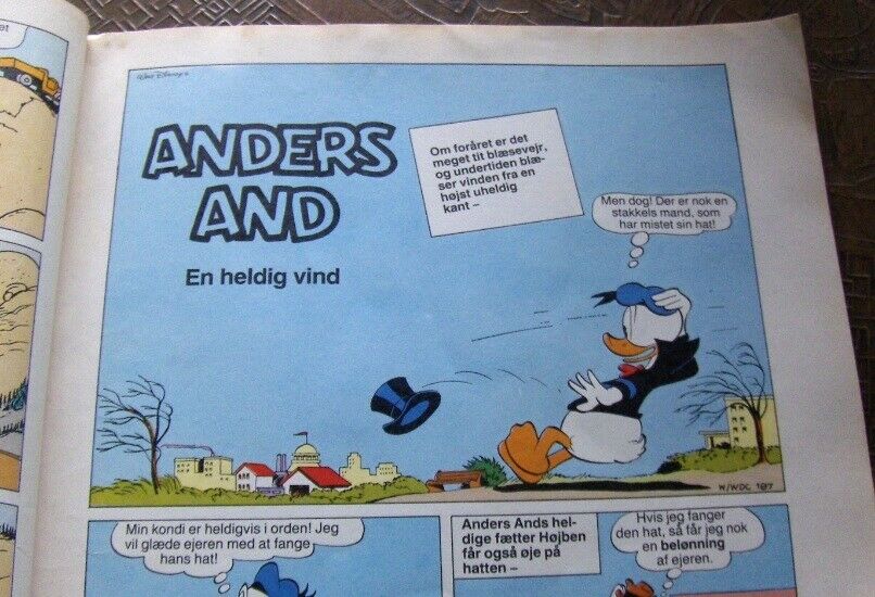 ANDERS AND PÅ LEJR, Carl Barks, Tegneserie