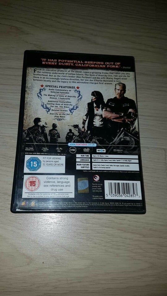 Sons of Anarchy, HD DVD, action