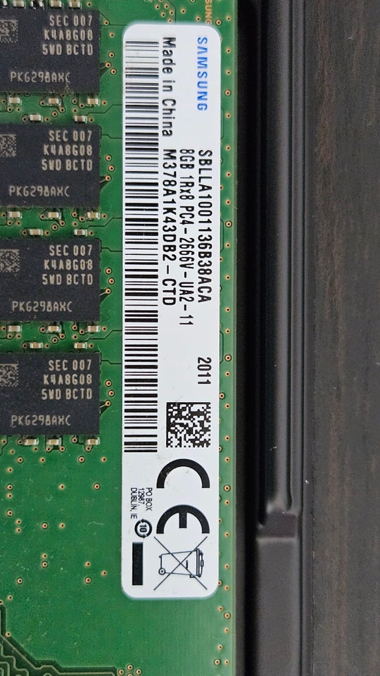 Samsung, 8, DDR4 SDRAM