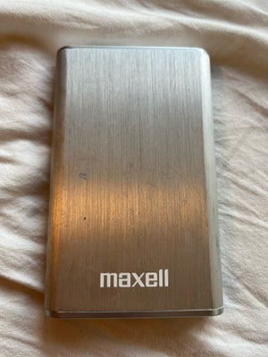 Maxell, ekstern, 1000 GB, Rimelig, Maxell ekstern harddisk, 1000 gb
Lidt ridser på, men virker 