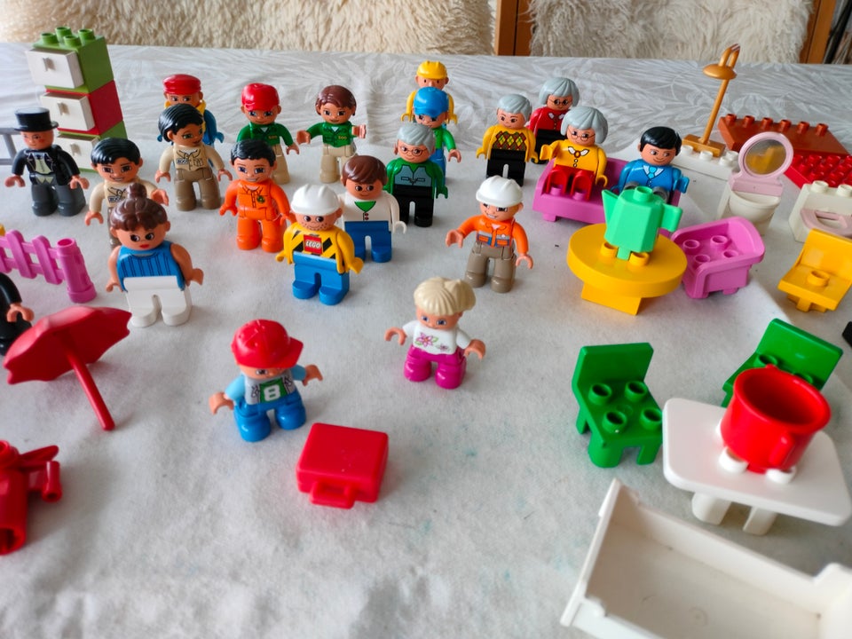 Lego Duplo, Lego Duplo Figur, tilbehør og byggeplader