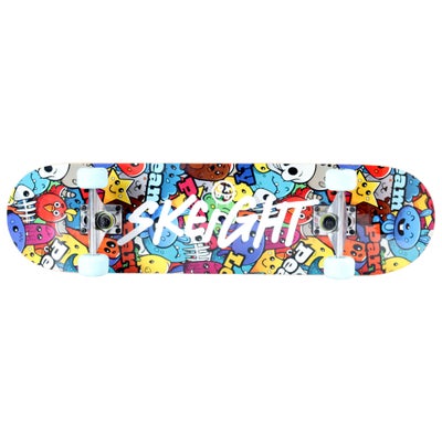 Skateboard, Skeight, str. Til børn, Nyt skateboard og hjelm . Str 45-51 cm til børn 