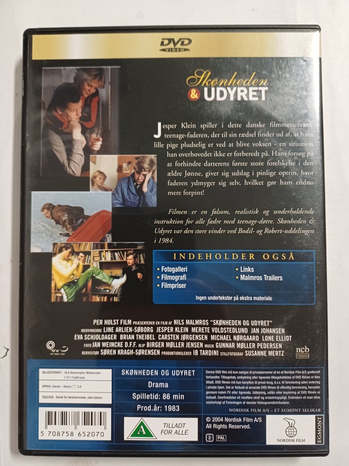 Skønheden & Udyret, DVD, drama