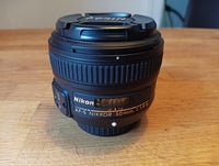 Prime, Nikon, AF-S Nikkor 50mm f/1.8G