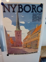 Plakat, Hans R, motiv: Nyborg