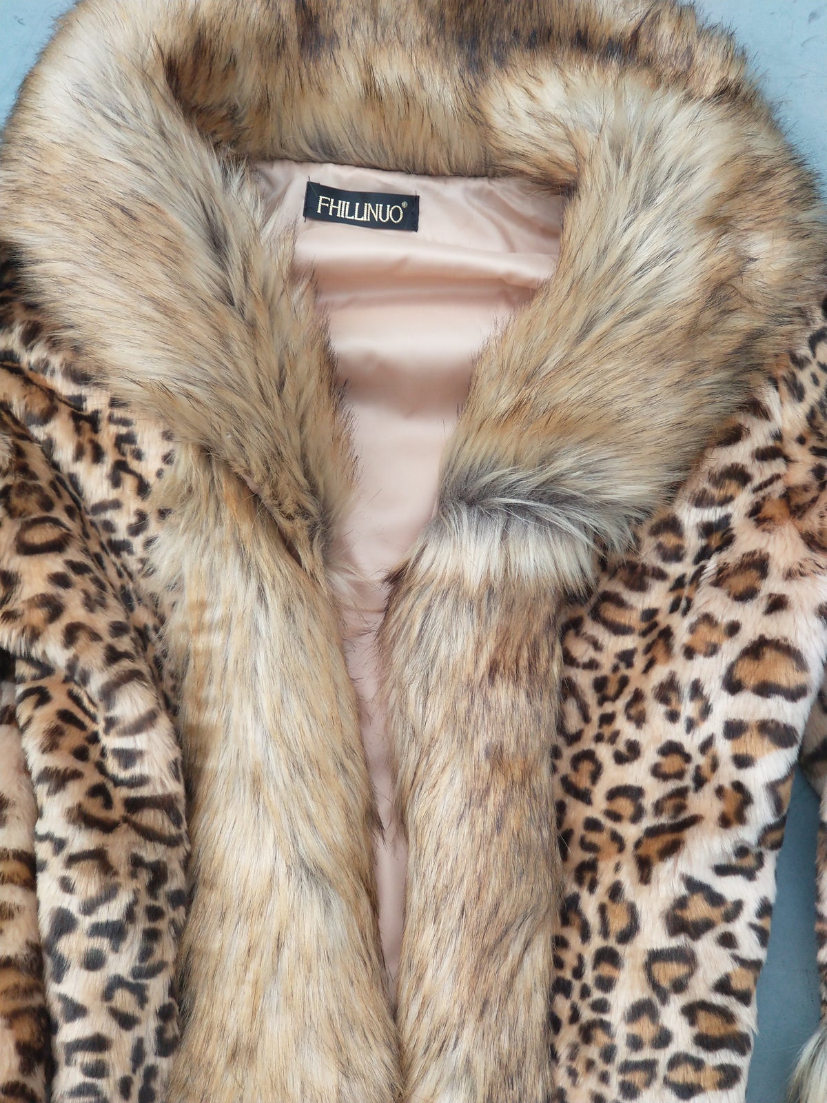 Fhillinuo clearance fur coat