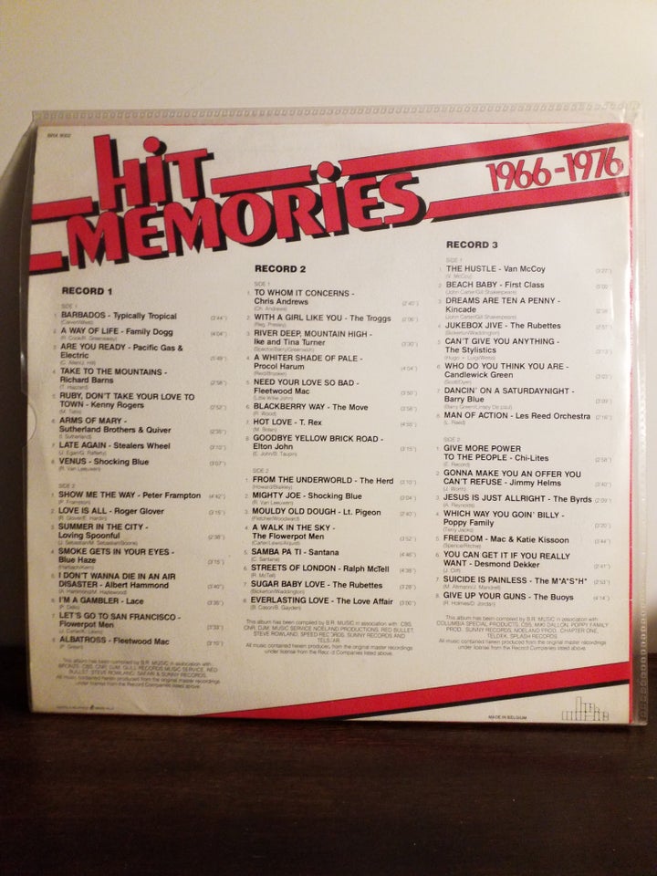 LP, HIT MEMORIES 1966- 1976, Andet