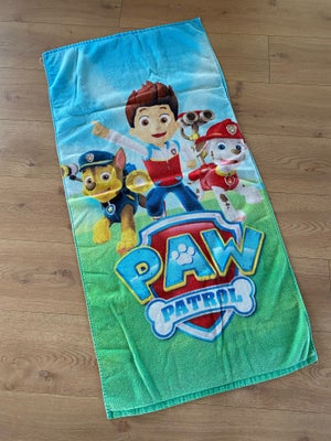 Håndklæde, Paw Patrol, Håndklæde med Paw Patrol. 
Fejler intet. 
Sælges for 50 kr. 
Sender gerne. 