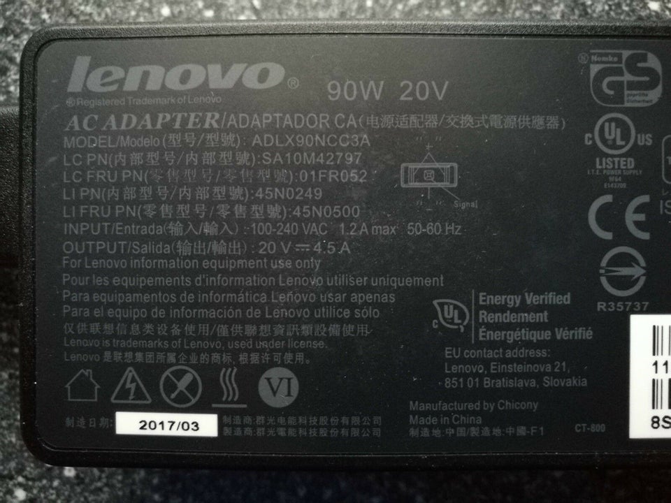 Adapter, Lenovo, Perfekt