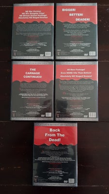 Traces of Death collection, DVD, gyser, Her sælges hele den originale og ultrasjældne samling af den