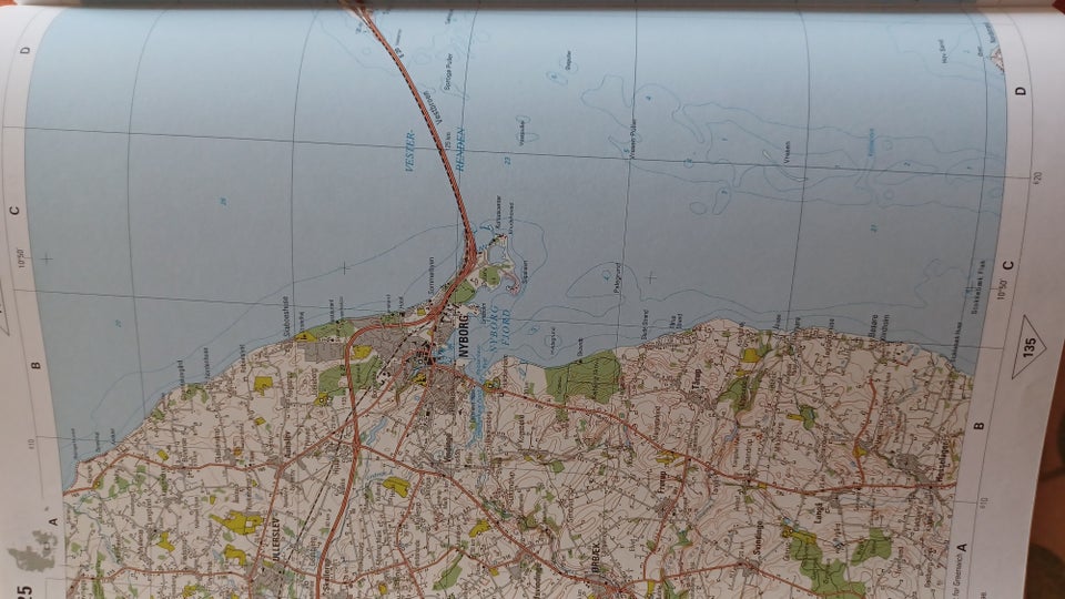 Topografisk Atlas Danmark 1:100.000, Kort &