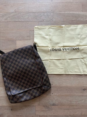 Crossbody, Louis Vuitton, kanvas, Messenger taske fra Louis Vuitton med de flotte damier tern og rød