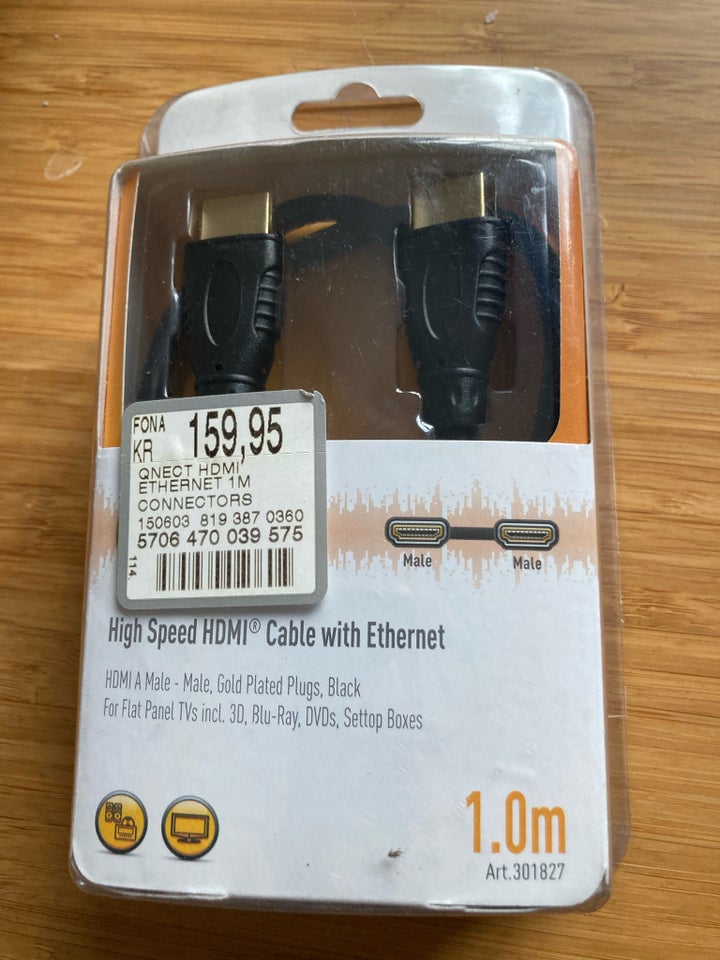 HDMI kabel, 1 meter m.