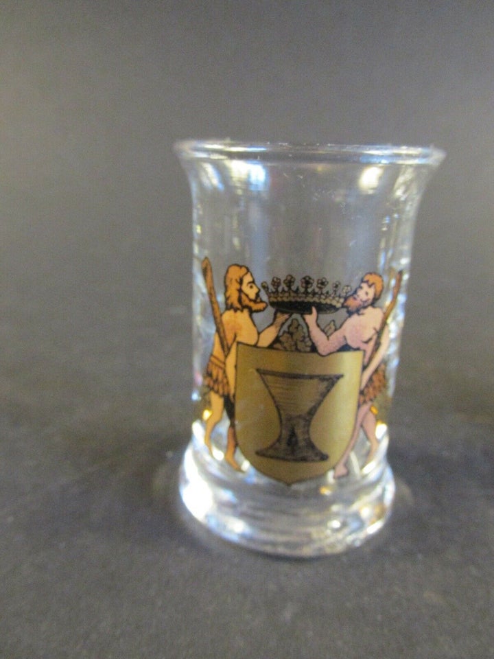 Glas, snapse glas, Holmegaard jule snapse glas.