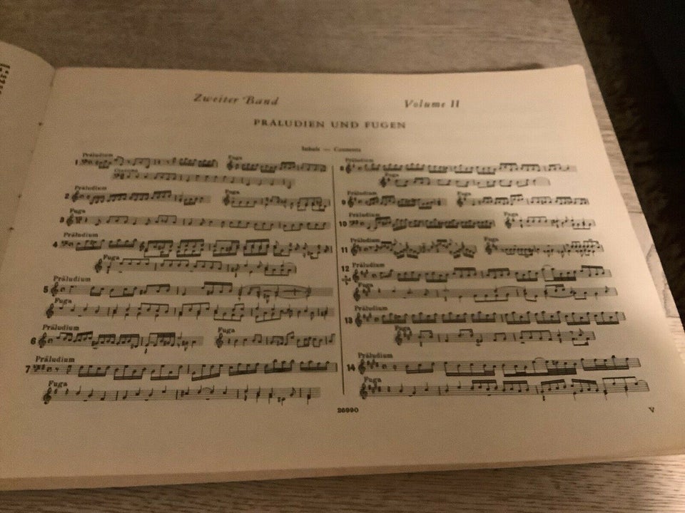 Orgel noder, Sämtliche orgelwerke , band ll volume ll