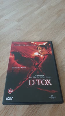 D-TOX, instruktør Jim Gillespie, DVD, krimi, /Thriller. Fra 2002. Med ekstra materiale.
Med bl.a. Sy