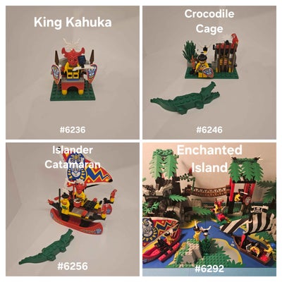 Lego andet, Diverse, Mange LEGO set til salg! Fort Legoredo, Enchanted Island, Achu minifig og mange