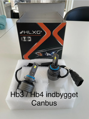 Lys og lygter, Nye kvalitets Hb3 og Hb4 LED forlygtepærer, lavet af alu. Flot og holdbar kvalitet ti