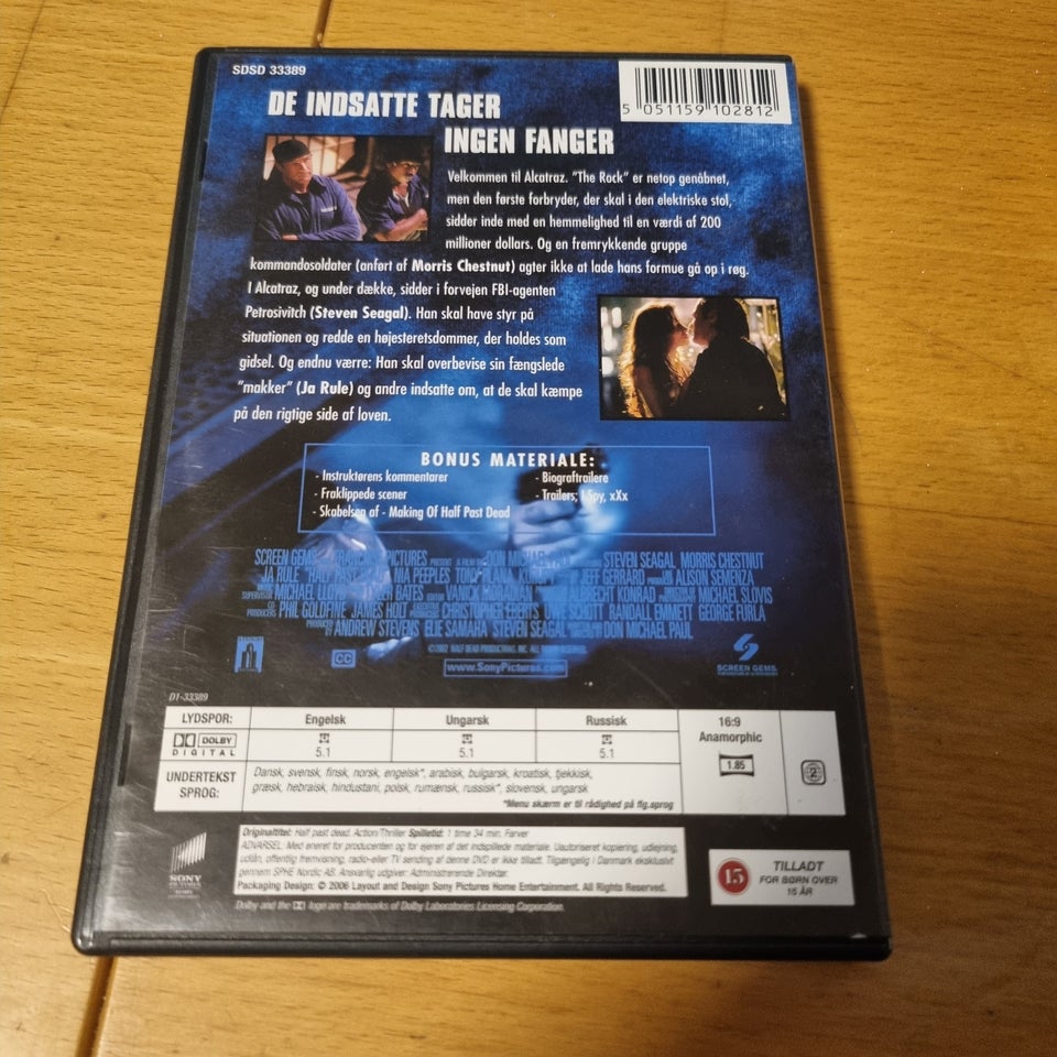 Half Past Dead, DVD, action