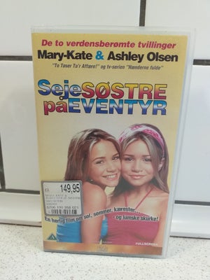 Børnefilm, Seje søstre på eventyr, instruktør ., VHS
Tvillingerne; Mary-Kate & Ashley Olsen
Seje søs