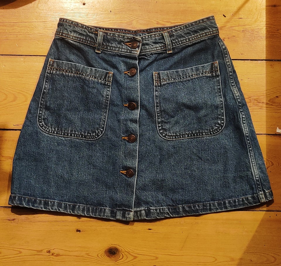 Denim nederdel, str. 38, Zara