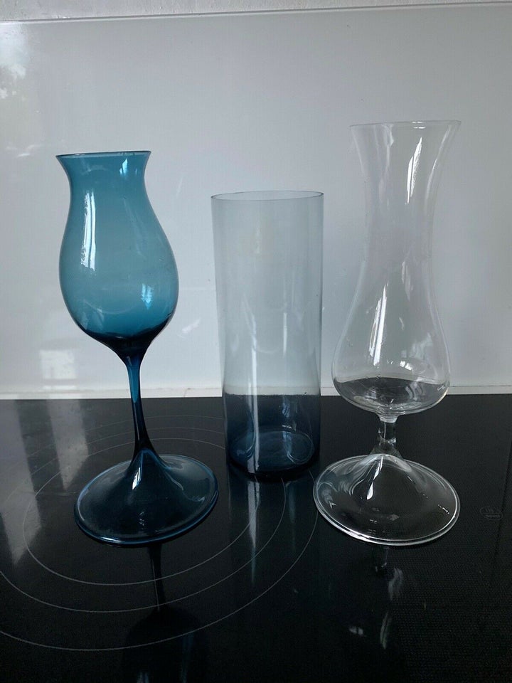 Holmegaard vase, Glas, 60 år gl.