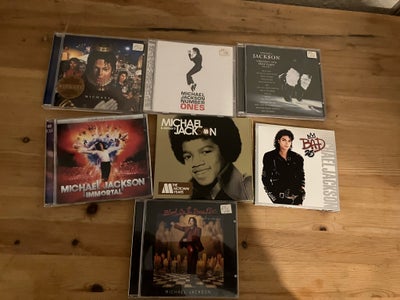 Michael Jackson : Forskellige, pop, 200kr for alle eller køb enkelte for en pris der afhænger af hvi