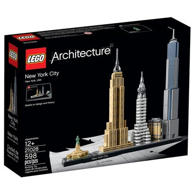 Lego Architecture, 21028, 21028 NY og Uåbnet - New York City med denne detaljerede LEGO® model. LEGO