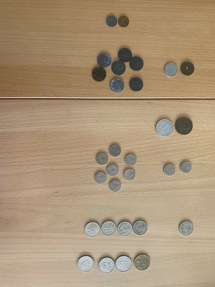 Danmark, mønter, 64,67
