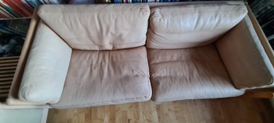 Sofa, læder, 2 pers., Lædersofa med træramme 2½ ps. Højde 66cm, bredde81cm, længde 182cm. Læder i go