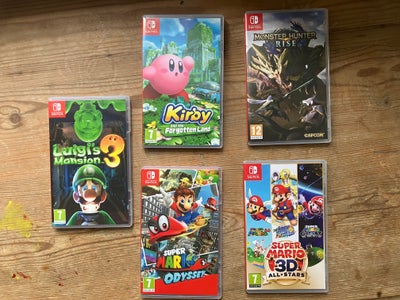 Nintendo Switch Spil, Nintendo Switch, Sælger følgende 5 Nintendo Switch Spil.

Kirby And The Forgot