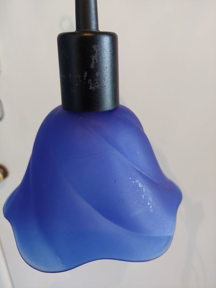 Pendel, kongeblå farve glas pendel