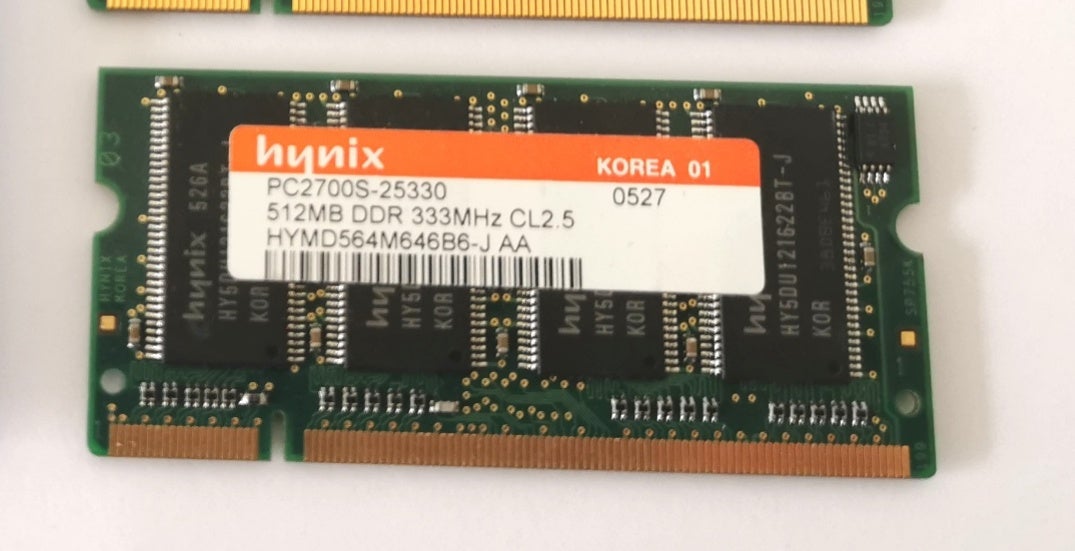 HYNIX, 2 x 512MB, DDR SDRAM