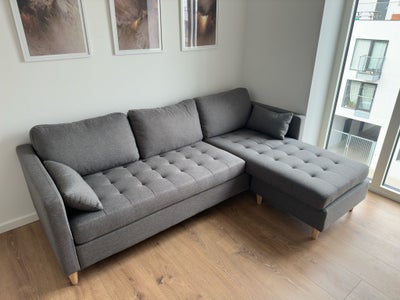Chaiselong, Lulu - Højrevendt og venstrevendt vendbar chaiselong sofa. Står som ny

Farve: grå

Mål: