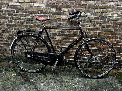 Herrecykel,  Raleigh Tourist Deluxe, 61 cm stel, 3 gear, Flot og klassisk herrecykel fra engelske Ra