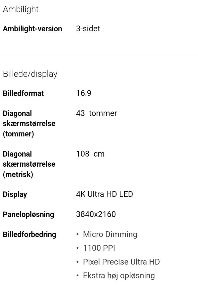 LED, Philips, 43PUS6703/12