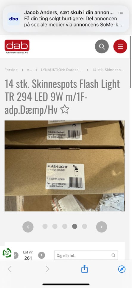 Anden arkitekt, FlashLight TR 294 9w LED 1 faset , andet