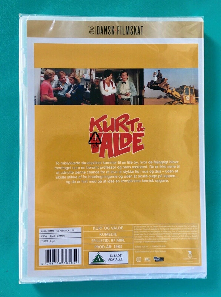 [NY] Kurt og Valde- småsvindlere på deltid, DVD, komedie