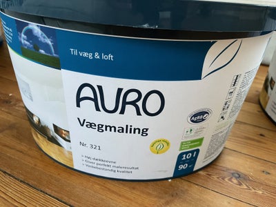 Økologisk, hvid maling (Auro), Auro, 10L liter, Hvid, Vi sælger en hel spand hvid, økologisk maling 