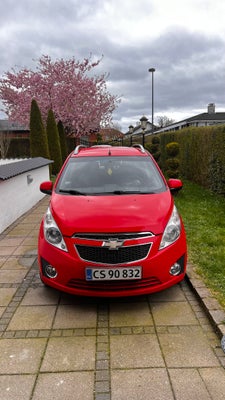 Chevrolet Spark, 1,0 LS, Benzin, 2011, km 164000, rød, aircondition, ABS, airbag, 5-dørs, centrallås