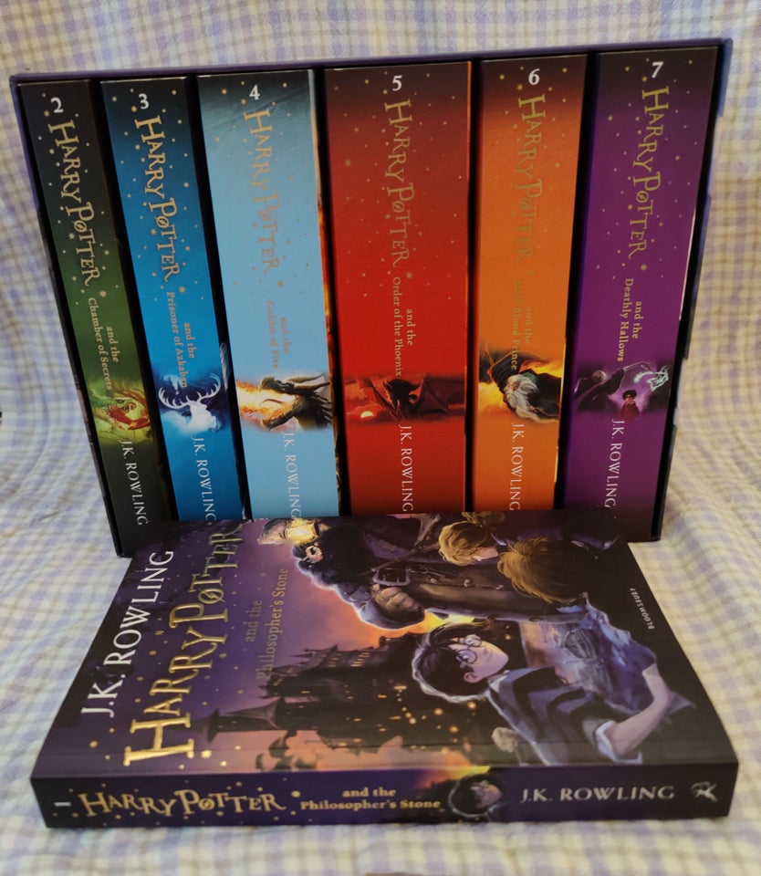 Harry Potter samling, engelsk, J.K. Rowling