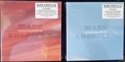 Mark Knopfler: The studio albums boks 1 + 2, rock, 2 stk fabriksnye og stadig plomberede cd bokssæt 