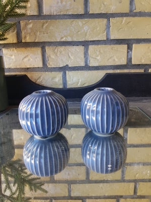 Keramik, Kæhler lysestager, 2 fejlfri lysestager fra kæhler lysestager a