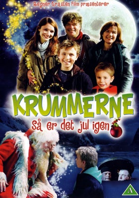 Krummerne - Så er det jul igen (2006), instruktør Morten Lorentzen, DVD, familiefilm, Meget velholdt