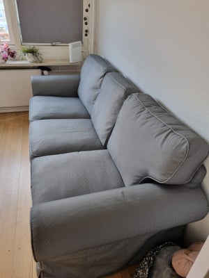 Sofa, stof, 3 pers. , Ektorp, Sælger denne flotte sofa, den er meget lidt brugt og kommer fra ikke r