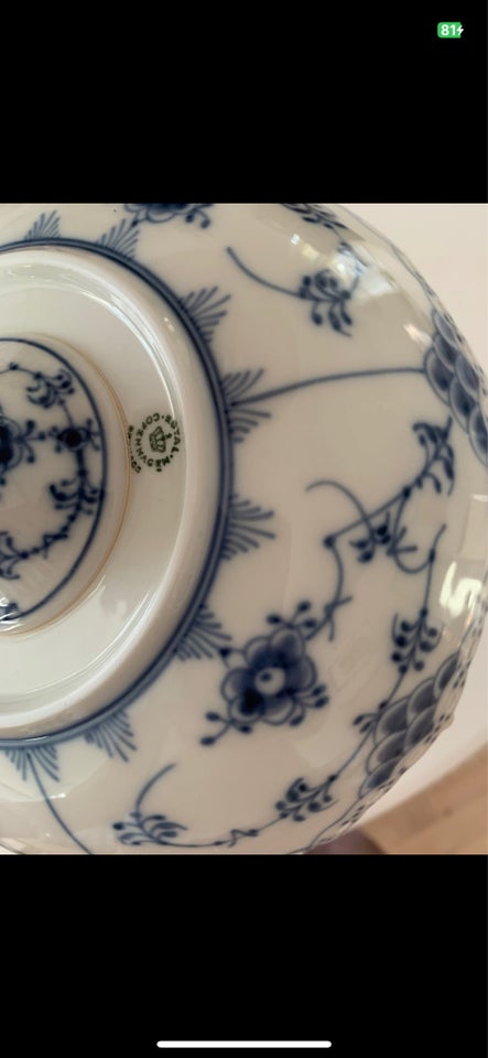 Porcelæn, Antik Royal Copenhagen opsats på fod, Royal