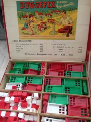 Legetøj, Byggefix, Pædagogisk legetøj fra 1950.erne og forløber for Lego