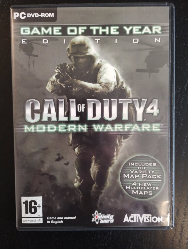 Call Of Duty 4:Modern Warfare (Game Of The Year Ed, til pc,