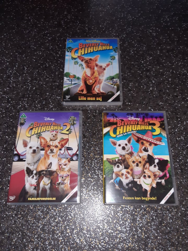 Beverly hills chihuahua 1 2 3, instruktør Disney, DVD