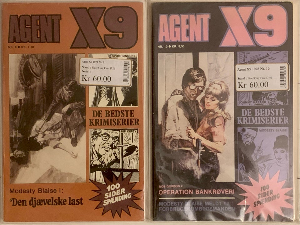 agent x9 , Tegneserie